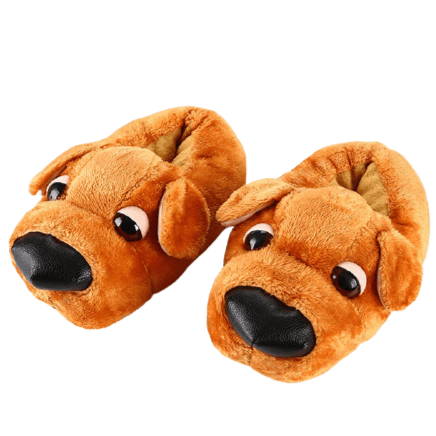 funny animal slippers